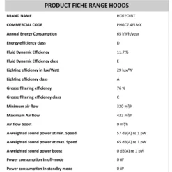 Hotpoint PHGC7.4FLMX 70 Cm Chimney Cooker Hood - Stainless Steel -Hoover Kitchen Supply Shop 13950692 6194985911291689