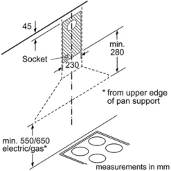 Bosch Serie 2 DWP74BC50B 75 Cm Chimney Cooker Hood - Stainless Steel -Hoover Kitchen Supply Shop 13950697 3864985910038016