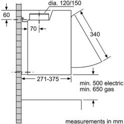 Bosch Serie 2 DEM63AC00B 60 Cm Integrated Cooker Hood - Silver -Hoover Kitchen Supply Shop 13950698 1974985910681519