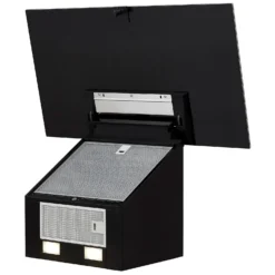 Bosch Serie 2 DWK87EM60B 80 Cm Angled Chimney Cooker Hood - Black -Hoover Kitchen Supply Shop 13950702 1584985911160931