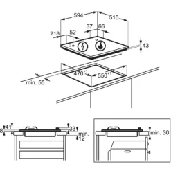 Zanussi ZPG2000BXA Built In Electric Single Oven And Gas Hob Pack - Stainless Steel -Hoover Kitchen Supply Shop 13950716 1304985910309936