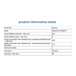 Zanussi ZPG2000BXA Built In Electric Single Oven And Gas Hob Pack - Stainless Steel -Hoover Kitchen Supply Shop 13950716 2034985910354750