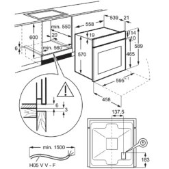 Zanussi ZPG2000BXA Built In Electric Single Oven And Gas Hob Pack - Stainless Steel -Hoover Kitchen Supply Shop 13950716 8974985910256266