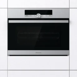 Hisense BIM44321AX Built In Compact Electric Single Oven With Microwave Function - Stainless Steel -Hoover Kitchen Supply Shop 14200025 1355011759108461