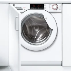 Hoover H-WASH&DRY 300 PRO HBDOS695TME Wi-Fi Connected Integrated 9Kg / 5Kg Washer Dryer With 1600 Rpm - White -Hoover Kitchen Supply Shop 14200036 1035011742127144