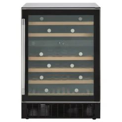 Hoover H-WINE 700 HWCB60UK/N Built In Wine Cooler - Black