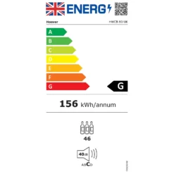 Hoover H-WINE 700 HWCB60UK/N Built In Wine Cooler - Black -Hoover Kitchen Supply Shop 14200037 7255011772459580