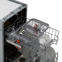 Hotpoint HSIC3M19CUKN Fully Integrated Slimline Dishwasher - Silver Control Panel With Fixed Door Fixing Kit -Hoover Kitchen Supply Shop 14200044 1585011737720723