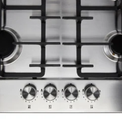 Hotpoint PPH60GDFIXUK 59cm Gas Hob - Silver -Hoover Kitchen Supply Shop 14200046 1345011750280100