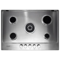 Hotpoint PPH75GDFIXUK 75cm Gas Hob - Silver -Hoover Kitchen Supply Shop 14200047 2015011750187202