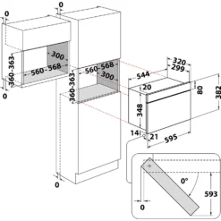 Indesit Aria MWI3213IX Built In Microwave With Grill - Stainless Steel -Hoover Kitchen Supply Shop 14200049 2355011759582872