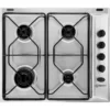 Indesit Aria PAA642IX/IWE 58cm Gas Hob - Stainless Steel -Hoover Kitchen Supply Shop 14200050 1105011750408164