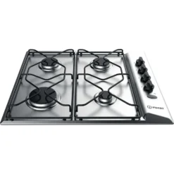 Indesit Aria PAA642IX/IWE 58cm Gas Hob - Stainless Steel -Hoover Kitchen Supply Shop 14200050 1285011750569411