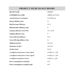 Indesit UHPM6.3FCSX/1 60cm Chimney Cooker Hood - Stainless Steel 7 Indesit UHPM6.3FCSX/1 60cm Chimney Cooker Hood - Stainless Steel -Hoover Kitchen Supply Shop 14200052 1635011777568406