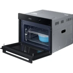 Samsung Bespoke Series 5 NQ5B5763DBK Wifi Connected Built In Compact Electric Single Oven With Microwave - Black -Hoover Kitchen Supply Shop 14200053 1615011759782642