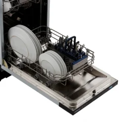 Samsung DW50R4040BB Fully Integrated Slimline Dishwasher - Black Control Panel With Fixed Door Fixing Kit -Hoover Kitchen Supply Shop 14200054 1985011737969159