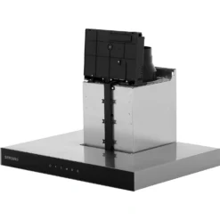 Samsung Prezio NK24M5070BS 60cm Chimney Cooker Hood - Stainless Steel / Black Glass -Hoover Kitchen Supply Shop 14200058 3255011777954878