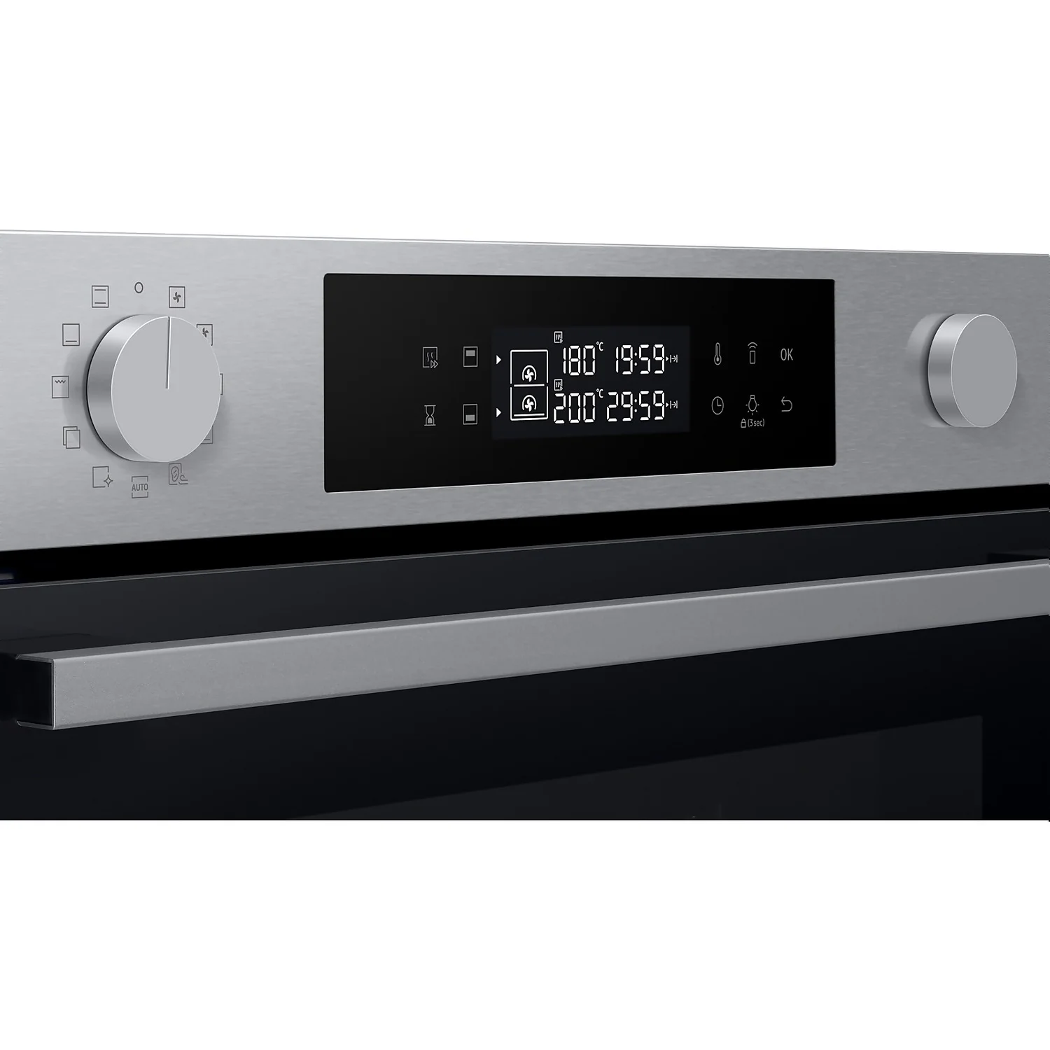 Samsung Series 4 Dual Cook NV7B44205AS Wifi Connected Built In Electric Single Oven - Stainless Steel 9 Samsung Series 4 Dual Cook NV7B44205AS Wifi Connected Built In Electric Single Oven - Stainless Steel - Image 8