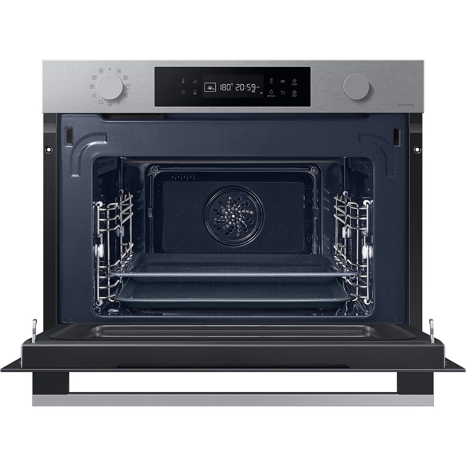 Samsung Series 4 NQ5B4553FBS Wifi Connected Built In Compact Electric Single Oven With Microwave Function - Stainless Steel 4 Samsung Series 4 NQ5B4553FBS Wifi Connected Built In Compact Electric Single Oven With Microwave Function - Stainless Steel - Image 2