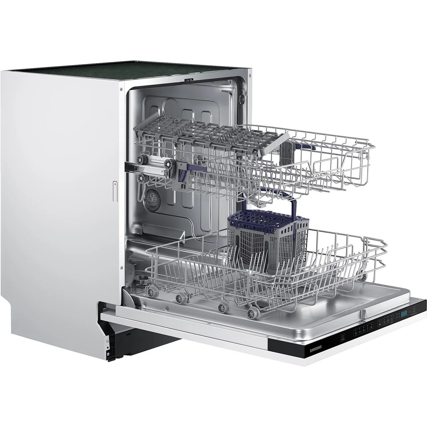 Samsung Series 5 DW60M5050BB Fully Integrated Standard Dishwasher - Black Control Panel With Fixed Door Fixing Kit 10 Samsung Series 5 DW60M5050BB Fully Integrated Standard Dishwasher - Black Control Panel With Fixed Door Fixing Kit - Image 8