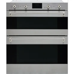 Smeg Classic DUSF6300X Built Under Electric Double Oven - Stainless Steel
