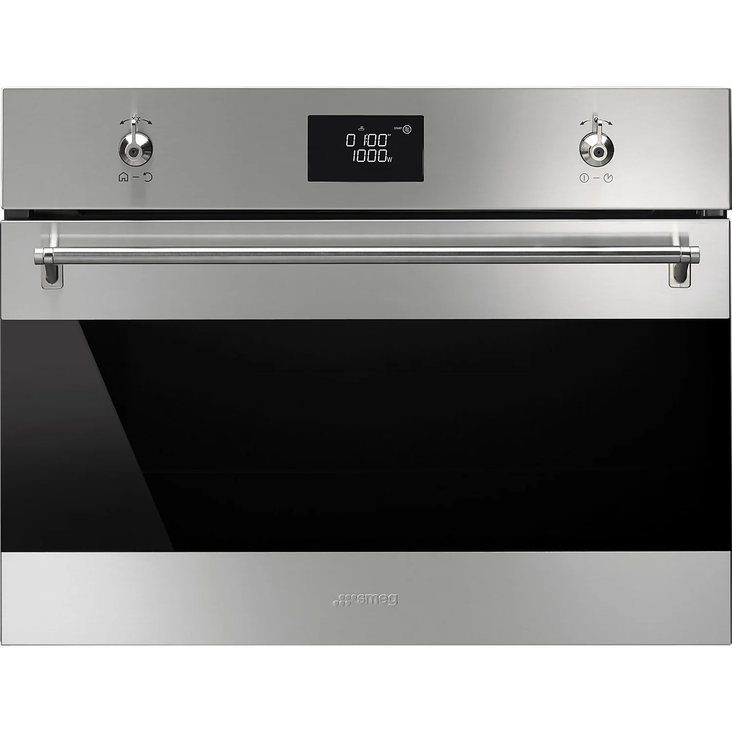 Smeg Classic SF4390MCX Built In Compact Electric Single Oven With Microwave Function - Stainless Steel 3 Smeg Classic SF4390MCX Built In Compact Electric Single Oven With Microwave Function - Stainless Steel