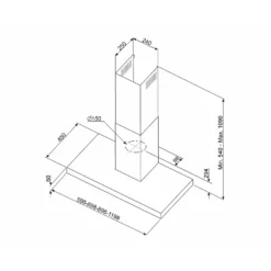 Smeg Cucina KATE600EX 60cm Chimney Cooker Hood - Stainless Steel -Hoover Kitchen Supply Shop 14200072 1365011778002467