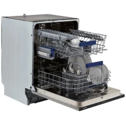 Smeg DIA211DS Fully Integrated Standard Dishwasher - Black Control Panel With Fixed Door Fixing Kit -Hoover Kitchen Supply Shop 14200074 2025011737724074