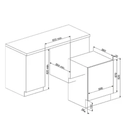 Smeg WMI147C Integrated 7Kg Washing Machine With 1400 Rpm - White -Hoover Kitchen Supply Shop 14200087 1605011737953916