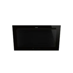 Smeg KV194B3 90cm Integrated Cooker Hood - Black Glass